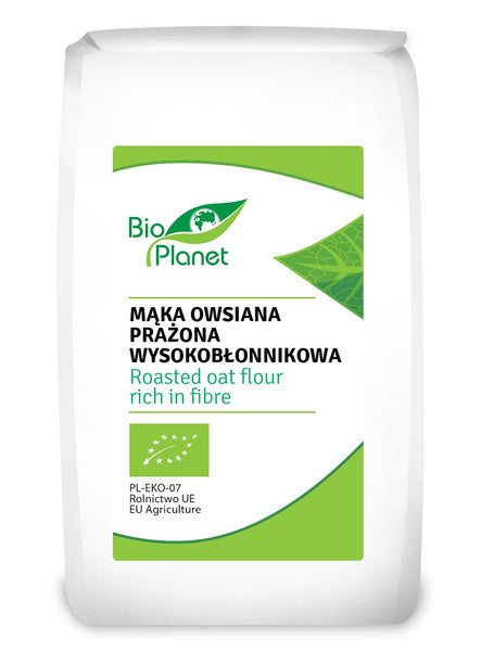 Mąka owsiana prażona wysokobłonnikowa 300 g - Bio Planet (EKO)