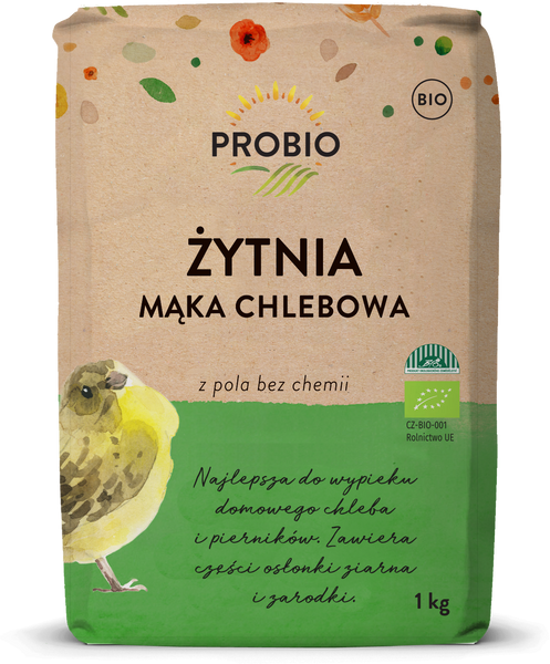 Mąka żytnia chlebowa typ 720 1 kg - Probio (EKO)