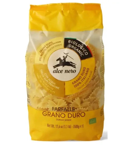 Makaron farfalle semolinowy 500 g - Alce Nero (EKO)