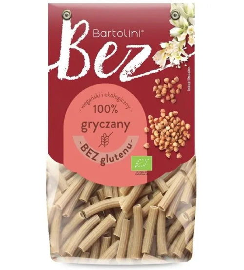 Makaron gryczany rurka maccheroni bezglutenowy 250 g - Bartolini (EKO)