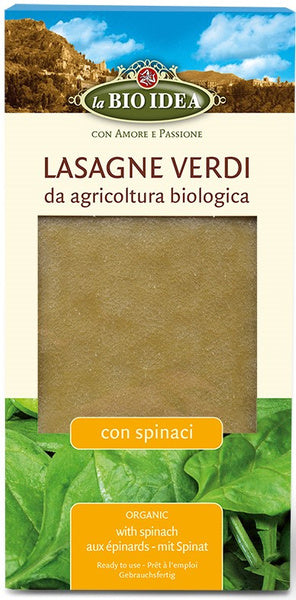 Makaron lasagne ze szpinakiem semolinowy 250 g - La Bio Idea (EKO)