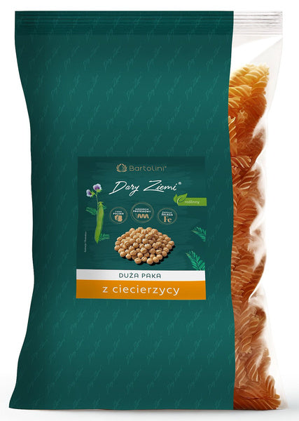 Makaron proteinowy z ciecierzycy świderki 1 kg - Bartolini