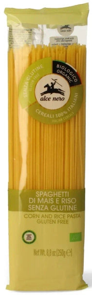 Makaron spaghetti kukurydziano ryżowy bezglutenowy 250 g - Alce Nero (EKO)