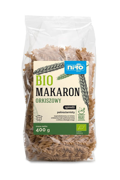 Makaron spirelli orkiszowy razowy 400 g - Niro (EKO)