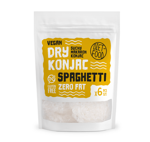 Makaron suchy konjac spaghetti bezglutenowy 150 g - DIET-FOOD