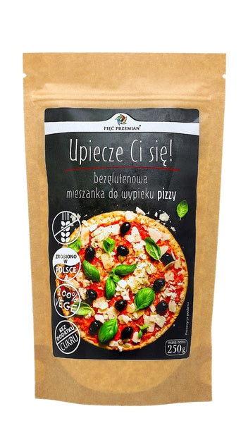 Mieszanka do wypieku pizzy bezglutenowa 250 g - Pięć Przemian