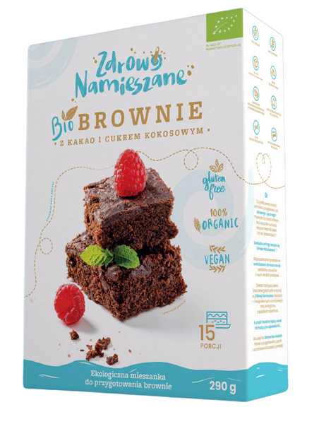Mieszanka na brownie bezglutenowa 290 g - Zdrowo Namieszane (EKO)
