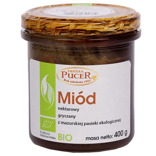 Miód gryczany 400 g - Pasieka Pucer (EKO)