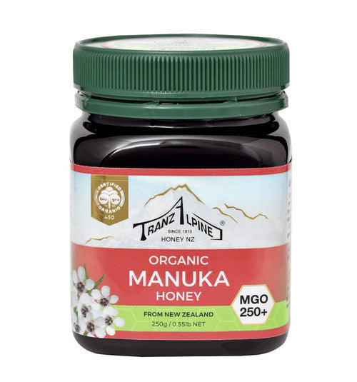 Miód manuka MGO 250+ 250 g - Tranzalpine (EKO)
