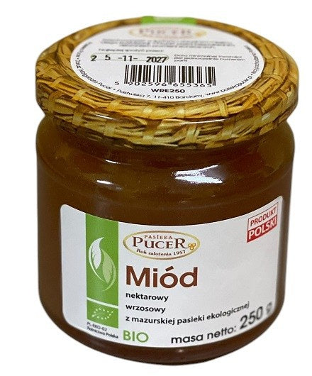 Miód wrzosowy 250 g - Pasieka Pucer (EKO)