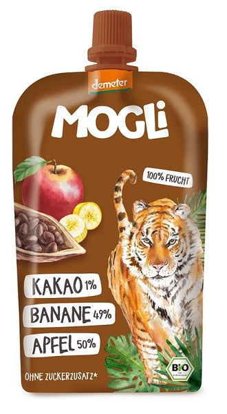 Mus jabłko banan kakao bez dodatku cukru 100 g - Mogli (EKO)