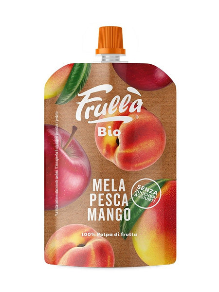Mus jabłko mango brzoskwinia bez dodatku cukru 100 g - Natura Nuova (EKO)