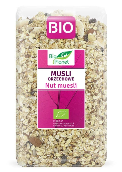 Musli orzechowe 600 g - Bio Planet (EKO)