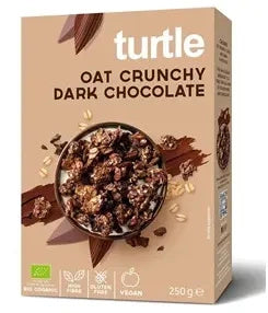 Musli owsiane z gorzką czekoladą bezglutenowe 250 g - Turtle (EKO)