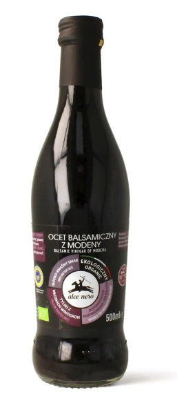 Ocet balsamiczny z modeny filtrowany 500 ml - Alce Nero (EKO)