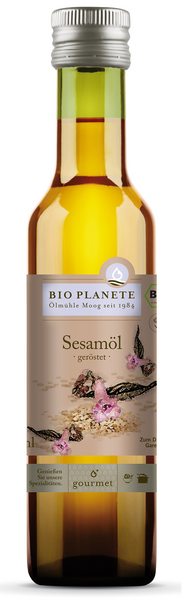 Olej sezamowy z prażonych nasion 100 ml - Bio Planete (EKO)
