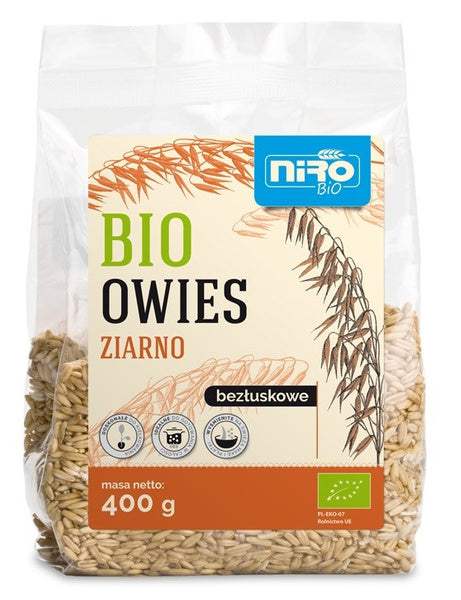 Owies ziarno bezłuskowe 400 g - Niro (EKO)