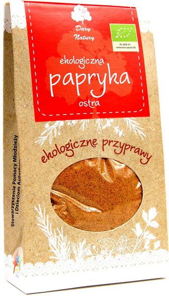 Papryka ostra mielona 90 g - Dary Natury (EKO)