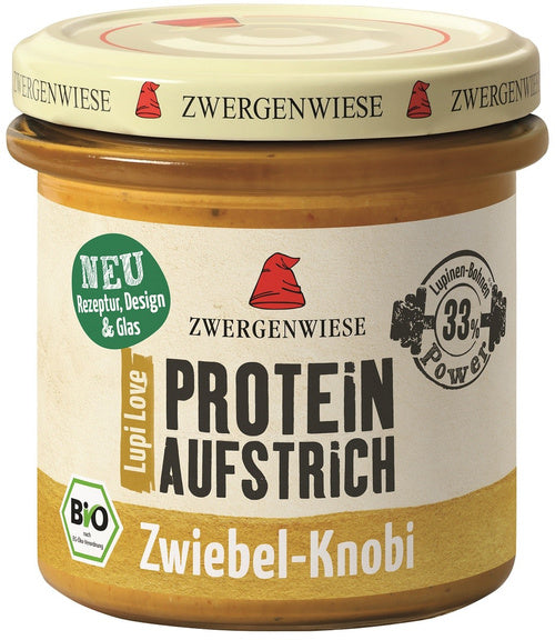 Pasta proteinowa z cebulą i czosnkiem bezglutenowa 135 g - Zwergenwiese (EKO)