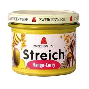 Pasta słonecznikowa z mango i curry bezglutenowa 180 g - Zwergenwiese (EKO)
