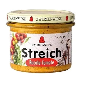 Pasta słonecznikowa z rukolą i pomidorami bezglutenowa 180 g - Zwergenwiese (EKO)