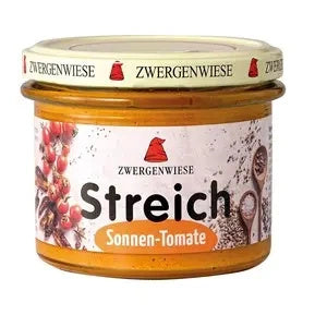 Pasta słonecznikowa z suszonymi pomidorami bezglutenowa 180 g - Zwergenwiese (EKO)