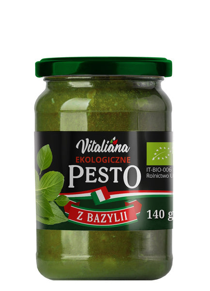 Pesto z bazylii 140 g - Vitaliana (EKO)