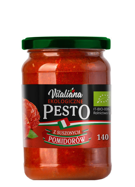 Pesto z suszonych pomidorów 140 g - Vitaliana (EKO)