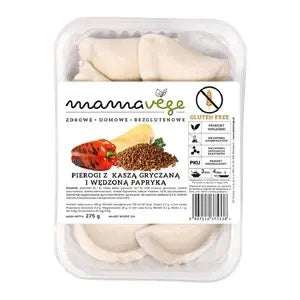 Pierogi z kaszą gryczaną i wędzoną papryką bezglutenowe 275 g - Mama Vege