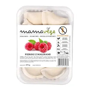Pierogi z malinami bezglutenowe 275 g - Mama Vege