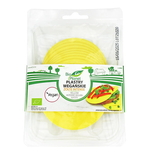 Plastry wegańskie żółte intese 160 g - Bio Planet (EKO)