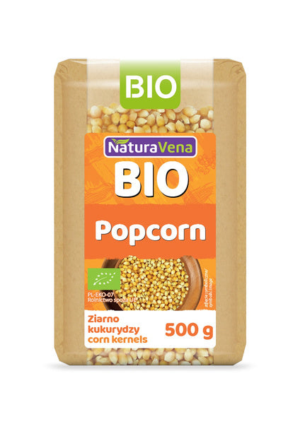 Popcorn ziarno kukurydzy 500 g - Naturavena (EKO)