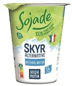 Produkt typu skyr proteinowy sojowy naturalny bez cukru 400 g - Sojade (EKO)