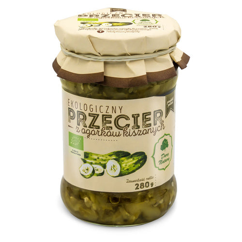 Przecier z ogórków kiszonych 280 g - Dary Natury (EKO)