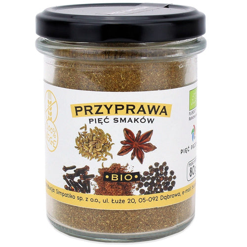 Przyprawa pięć smaków bezglutenowa 80 g - Pięć Przemian (EKO)