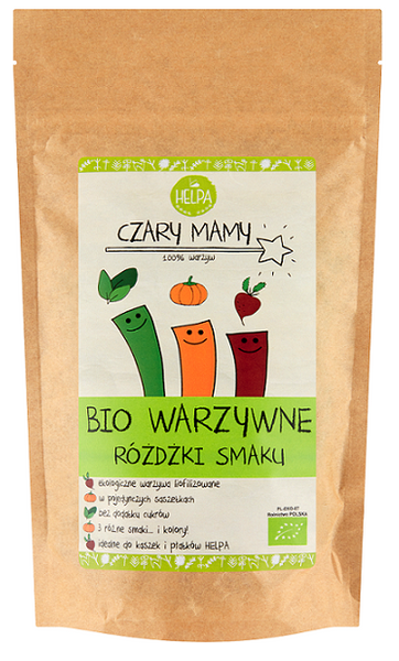 Różdżki smaku warzywne liofilizowane warzywa 9 szt. 18 g - Helpa (EKO)