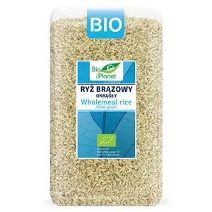 Ryż brązowy okrągły 1 kg - Bio Planet (EKO)