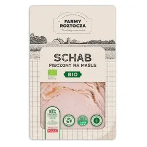 Schab na maśle pieczony ekologiczny plastry 100 g - Farmy Roztocza (EKO)