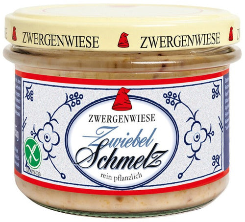 Smalczyk wegański z cebulą bezglutenowy 150 g - Zwergenwiese (EKO)