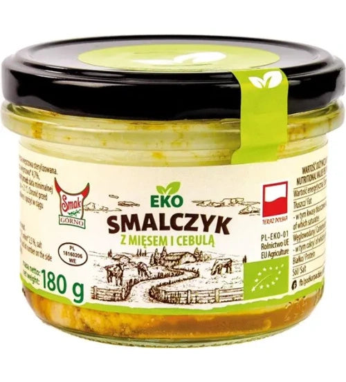Smalczyk z mięsem i cebulką 180 g - Podkarpackie Skarby (EKO)
