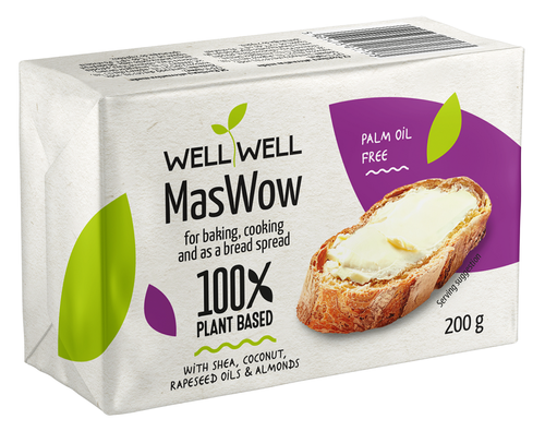 Smarowidło roślinne kostka 200 g - Well Well