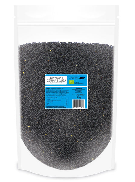 Soczewica czarna beluga 5 kg - Bio Planet (EKO)