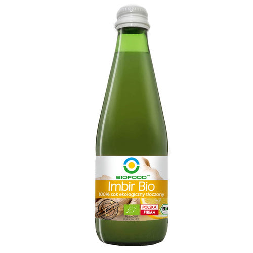 Sok imbirowy NFC bezglutenowy 300 ml - Bio Food (EKO)