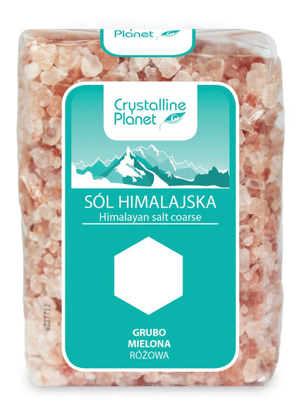 Sól himalajska różowa gruba 600 g - Crystalline Planet