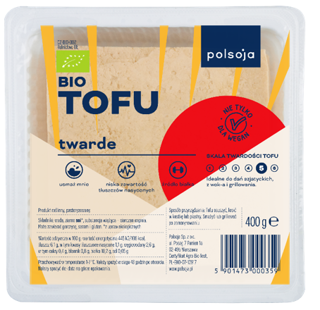 Tofu naturalne twarde 400 g - Well Well (EKO)