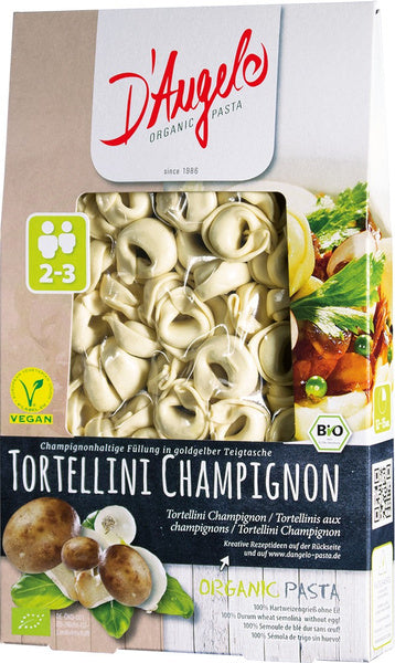 Tortellini z pieczarkami 250 g - D`Angelo (EKO)