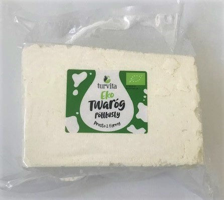 Twaróg półtłusty (ok. 1 kg) kostka - Turvita (EKO)