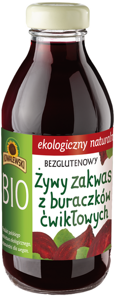 Żywy zakwas z buraków bezglutenowy 320 ml - Kowalewski (EKO)