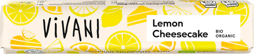 Baton mleczna Czekolada z nadzieniem sernik cytrynowy 40 g - Vivani (EKO)