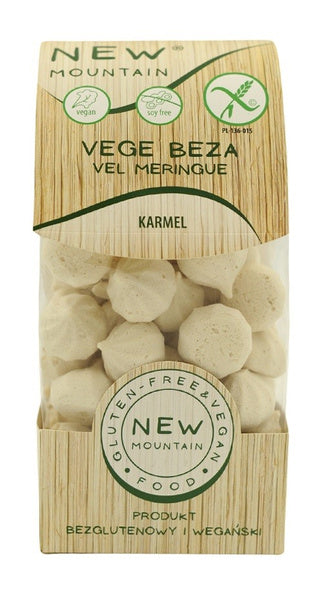 Bezy wegańskie karmelowe bezglutenowe 50 g - New Mountain